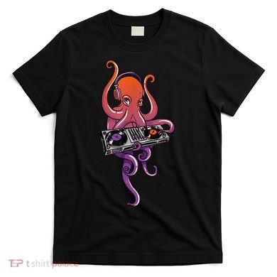 Octopus DJ Electronic Music Techno Rave Party T-Shirt