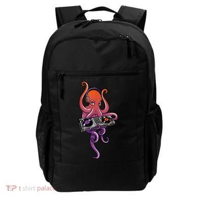 Octopus DJ Electronic Music Techno Rave Party Backpack