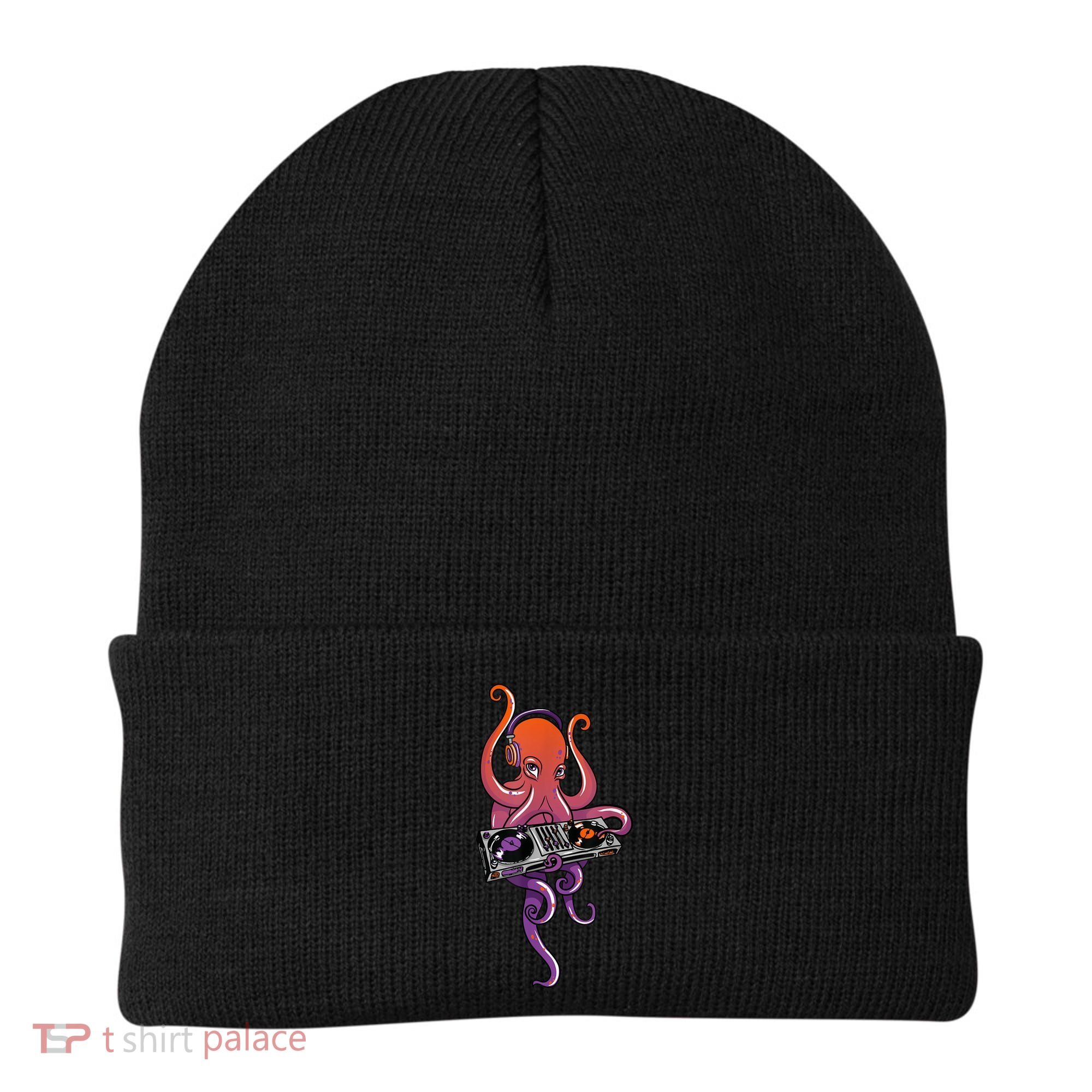 Octopus DJ Electronic Music Techno Rave Party Beanie