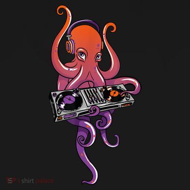 Octopus DJ Electronic Music Techno Rave Party Tie-Dye Long Sleeve Shirt