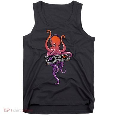 Octopus DJ Electronic Music Techno Rave Party Tank Top