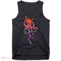 Octopus DJ Electronic Music Techno Rave Party Tank Top thumb 0