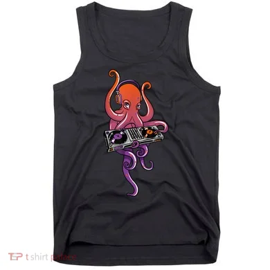 Octopus DJ Electronic Music Techno Rave Party Tank Top