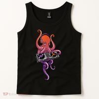 Octopus DJ Electronic Music Techno Rave Party Tank Top thumb 2
