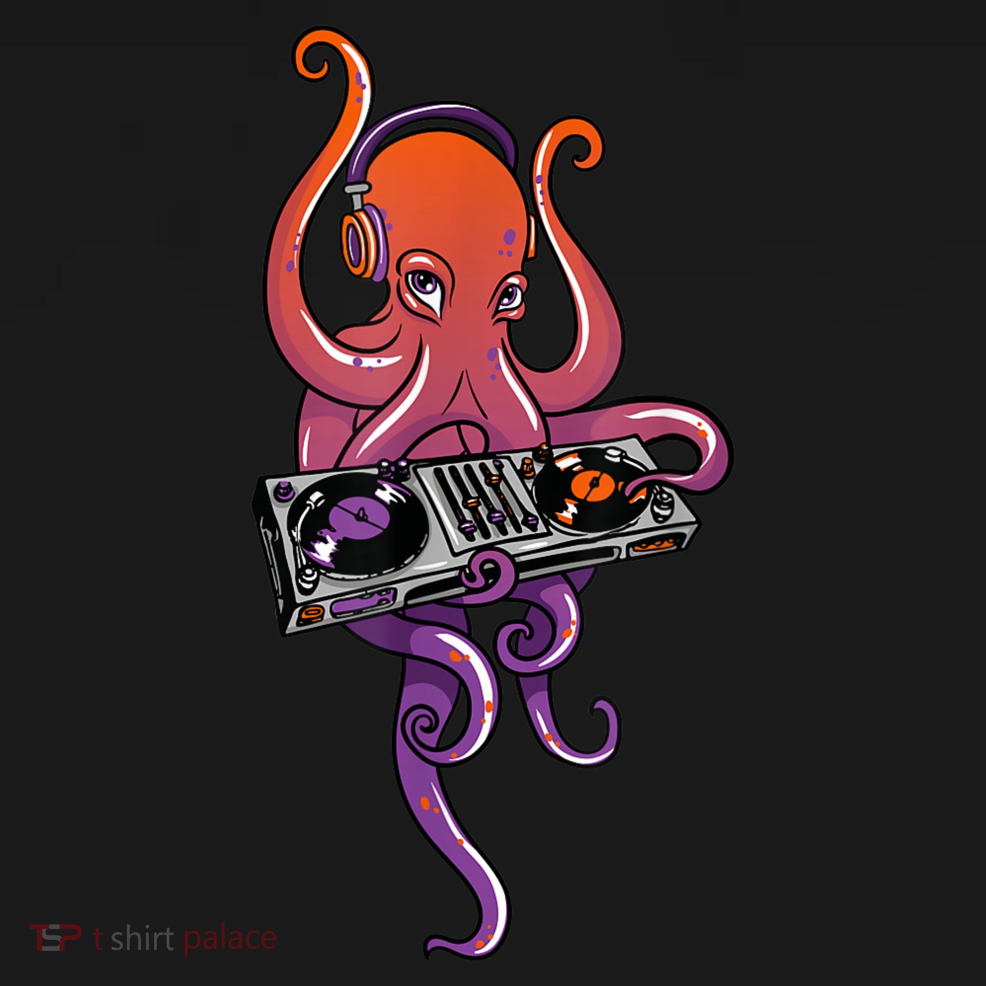 Octopus DJ Electronic Music Techno Rave Party Tank Top