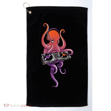 Octopus DJ Electronic Music Techno Rave Party Golf Towel