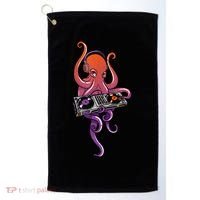 Octopus DJ Electronic Music Techno Rave Party Golf Towel thumb 0