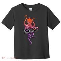 Octopus DJ Electronic Music Techno Rave Party Toddler T-Shirt thumb 0