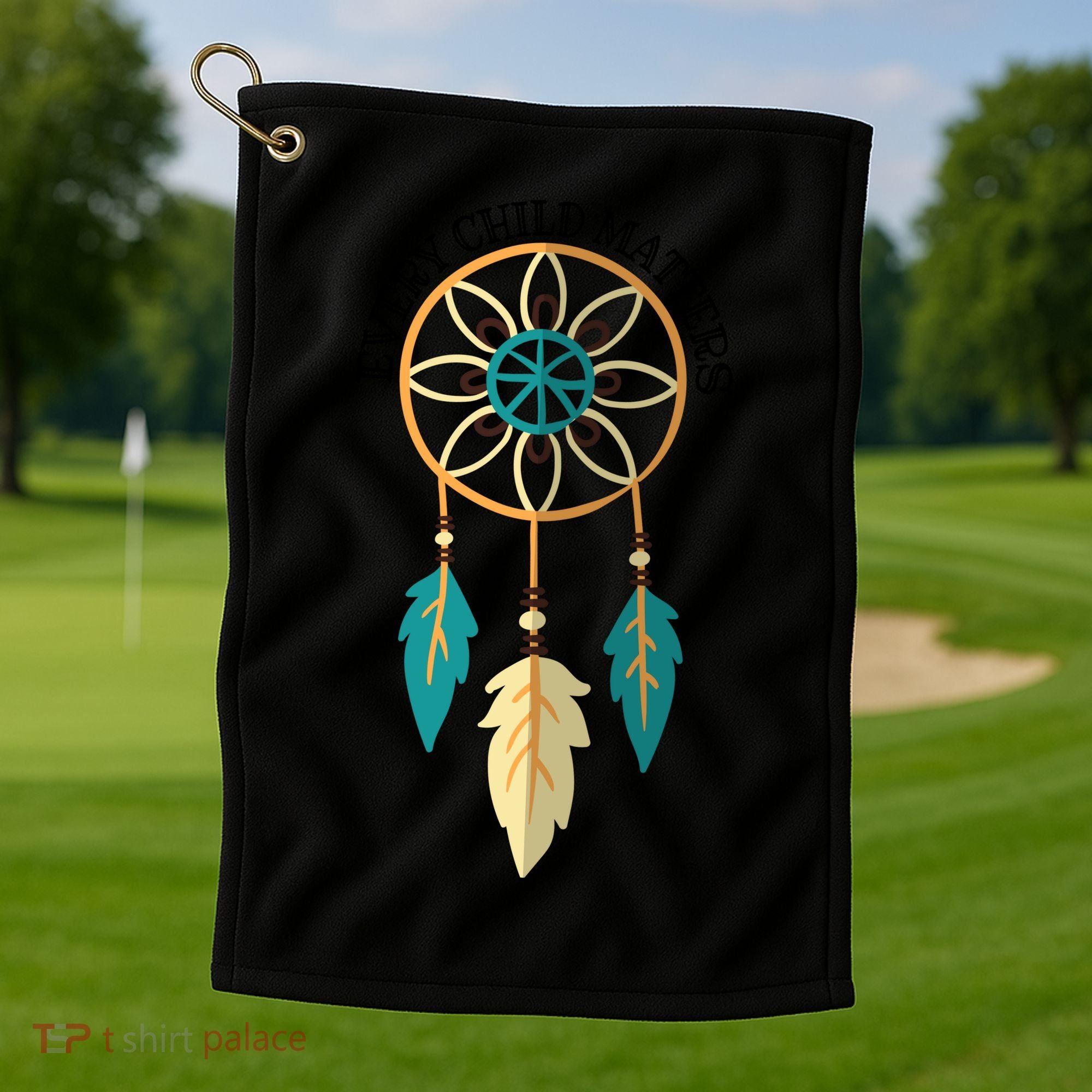 Orange Day Every Child Matters Spirit Of Reconciliation Golf Towel