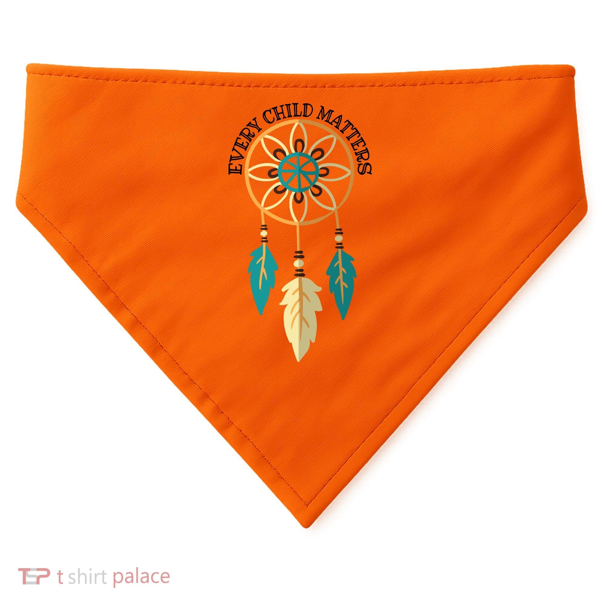 Orange Day Every Child Matters Spirit Of Reconciliation USA-Made Doggie Bandana