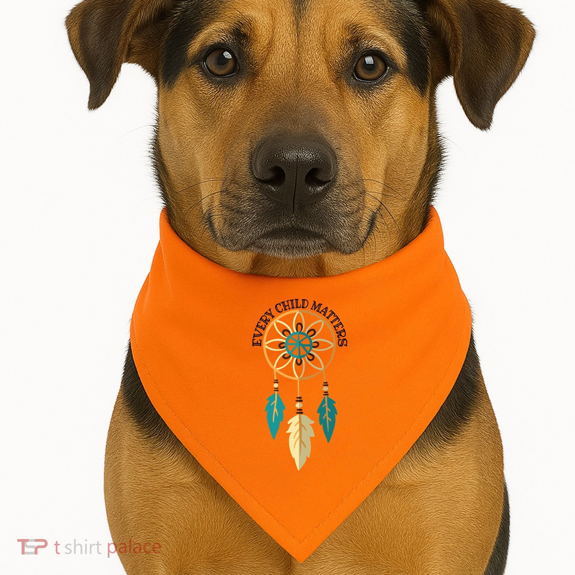 Orange Day Every Child Matters Spirit Of Reconciliation USA-Made Doggie Bandana