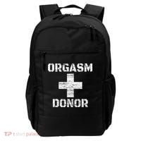 Orgasm Donor Funny Halloween Party Outfit Costume Simple Backpack thumb 0