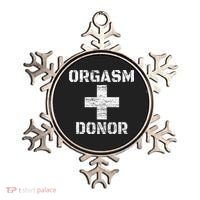Orgasm Donor Funny Halloween Party Outfit Costume Simple Ornament thumb 0
