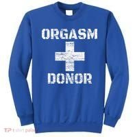 Orgasm Donor Funny Halloween Party Outfit Costume Simple Sweatshirt thumb 0