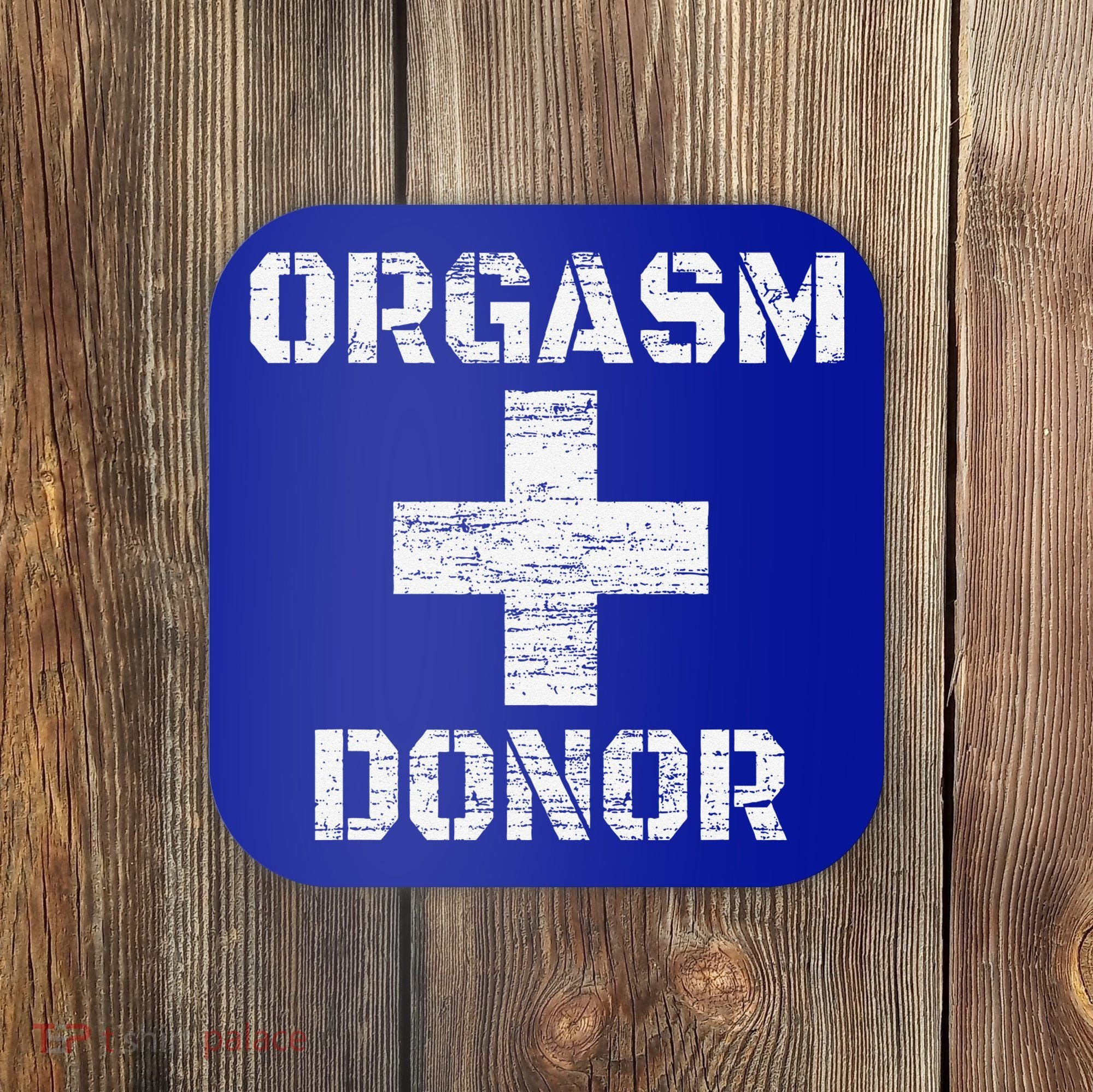 Orgasm Donor Funny Halloween Party Outfit Costume Simple Coaster