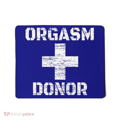 Orgasm Donor Funny Halloween Party Outfit Costume Simple Mousepad