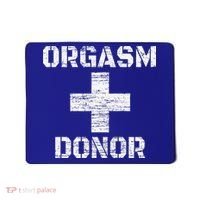 Orgasm Donor Funny Halloween Party Outfit Costume Simple Mousepad thumb 0
