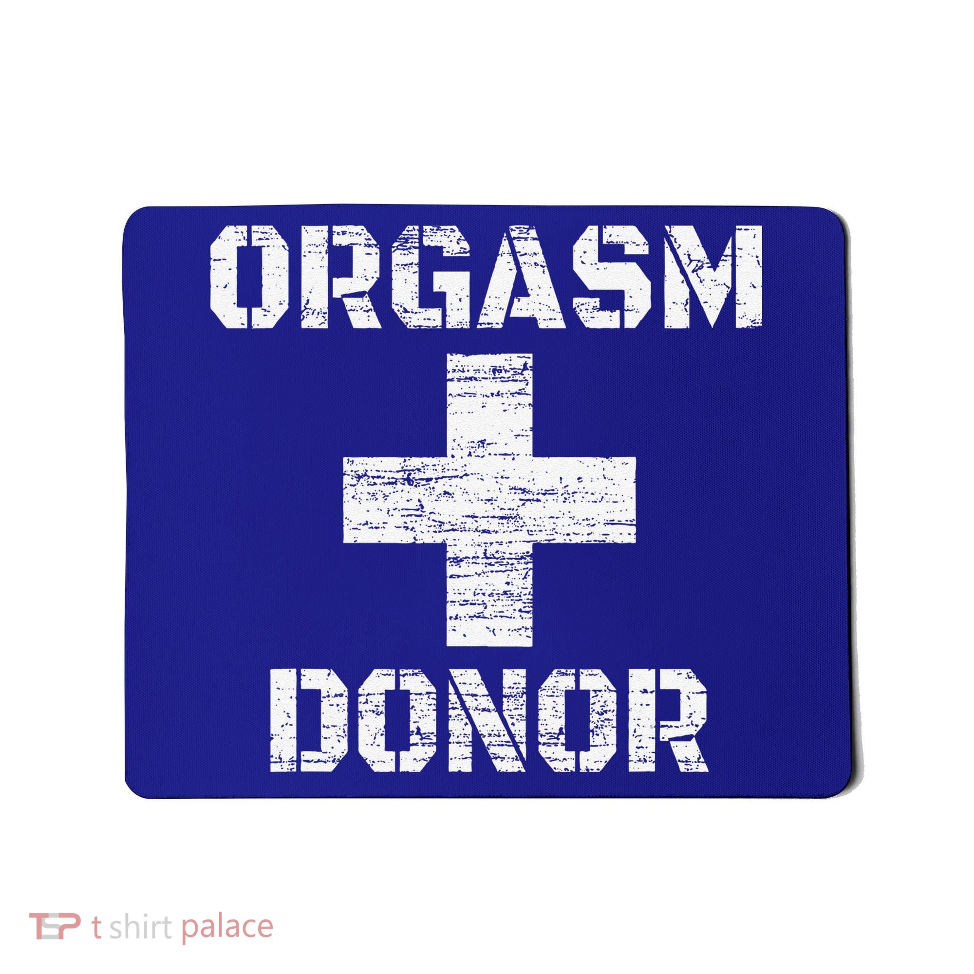Orgasm Donor Funny Halloween Party Outfit Costume Simple Mousepad