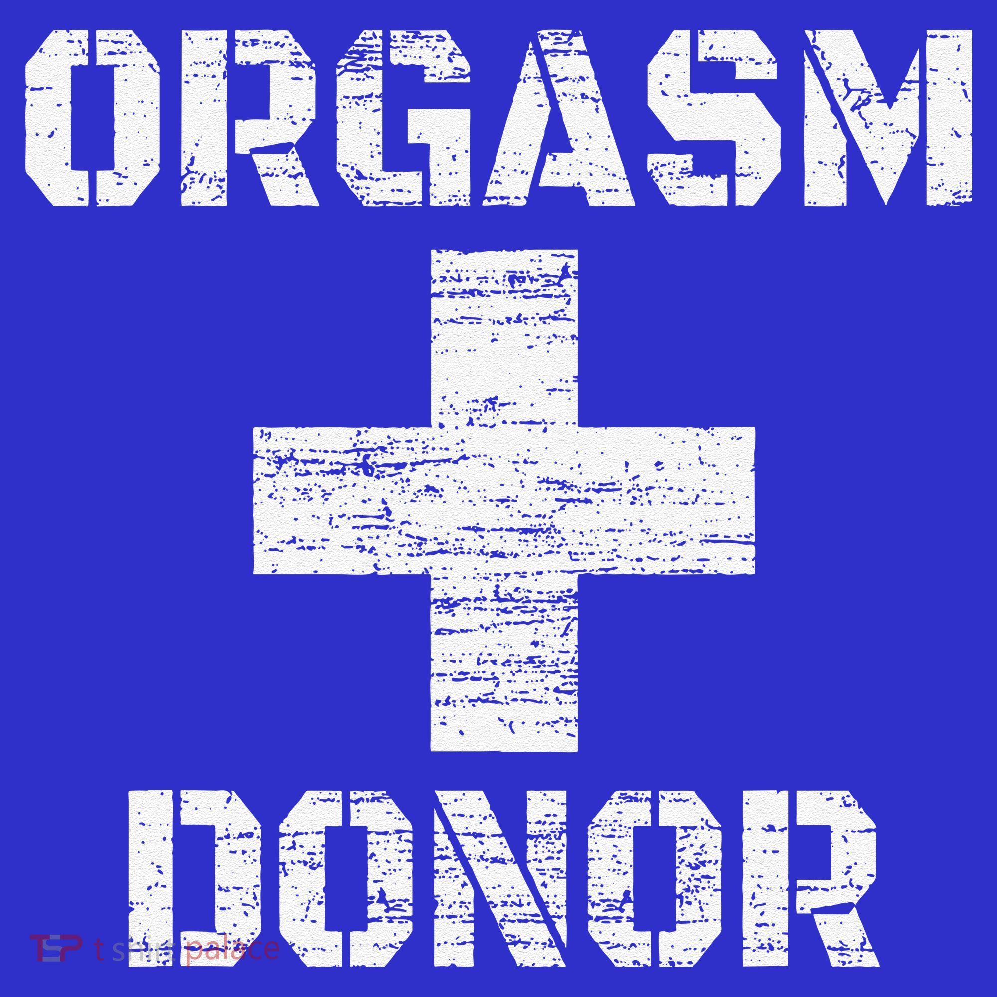 Orgasm Donor Funny Halloween Party Outfit Costume Simple Women's Tank Top