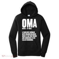 Oma Deutschland Germany Grandmother Grandparents Day Women's Hoodie thumb 0