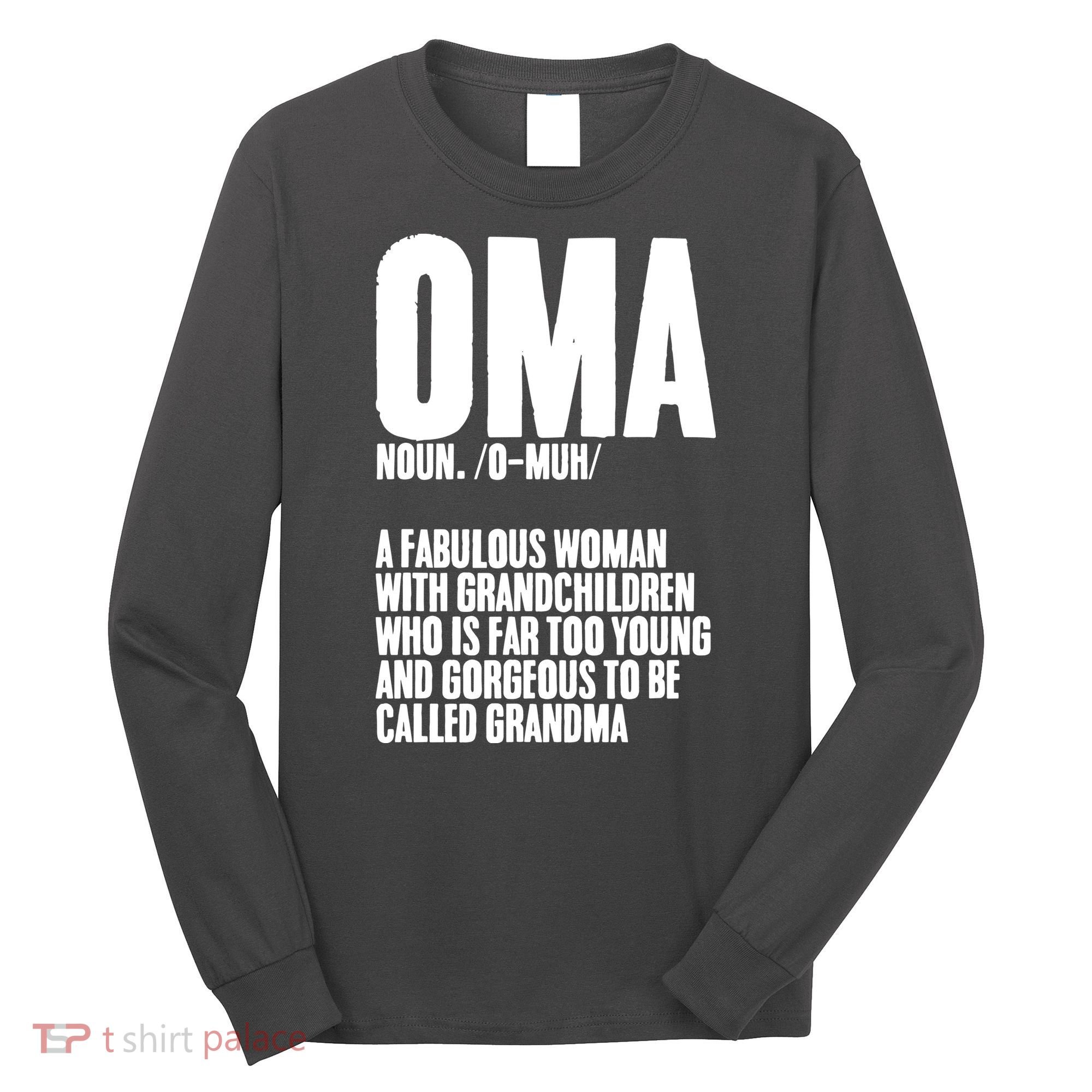 Oma Deutschland Germany Grandmother Grandparents Day Long Sleeve Shirt