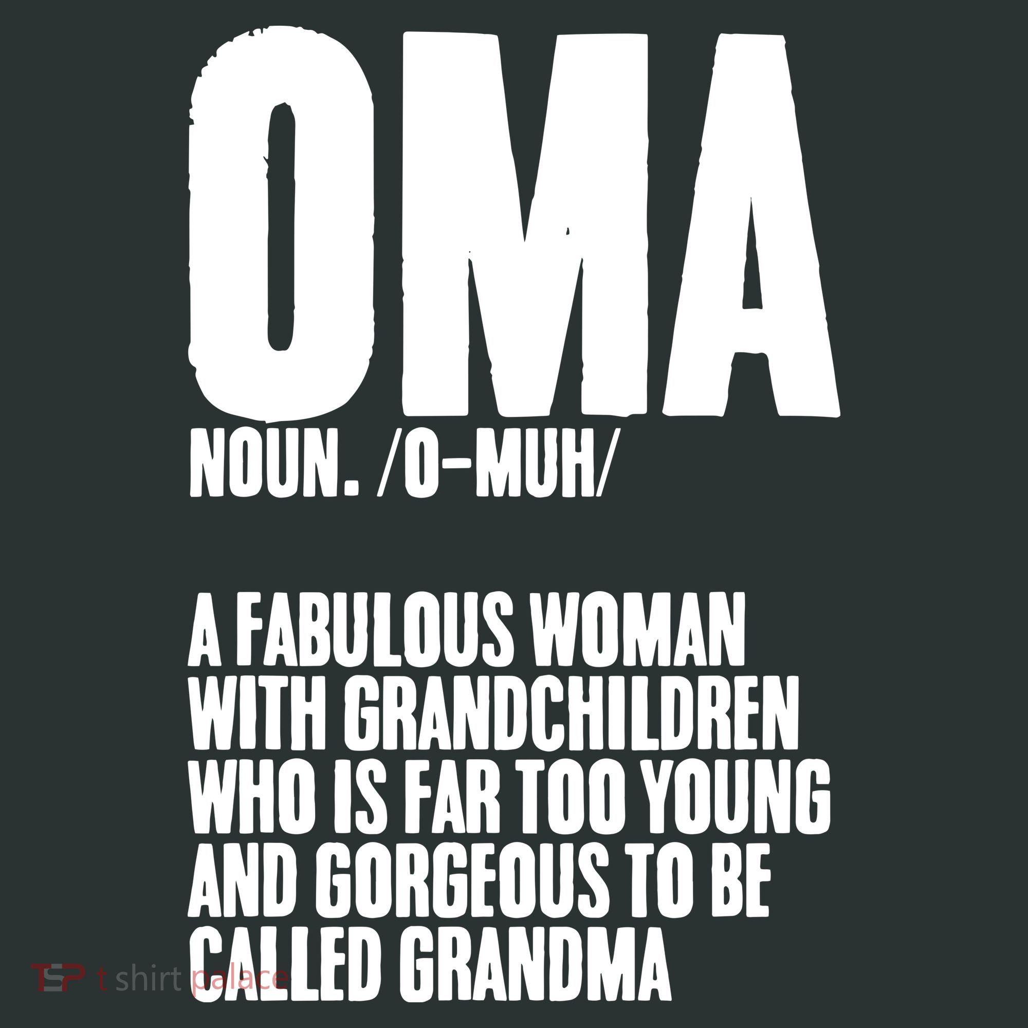 Oma Deutschland Germany Grandmother Grandparents Day T-Shirt
