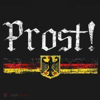 Oktoberfest Drinking German Flag Prost T-Shirt thumb 7