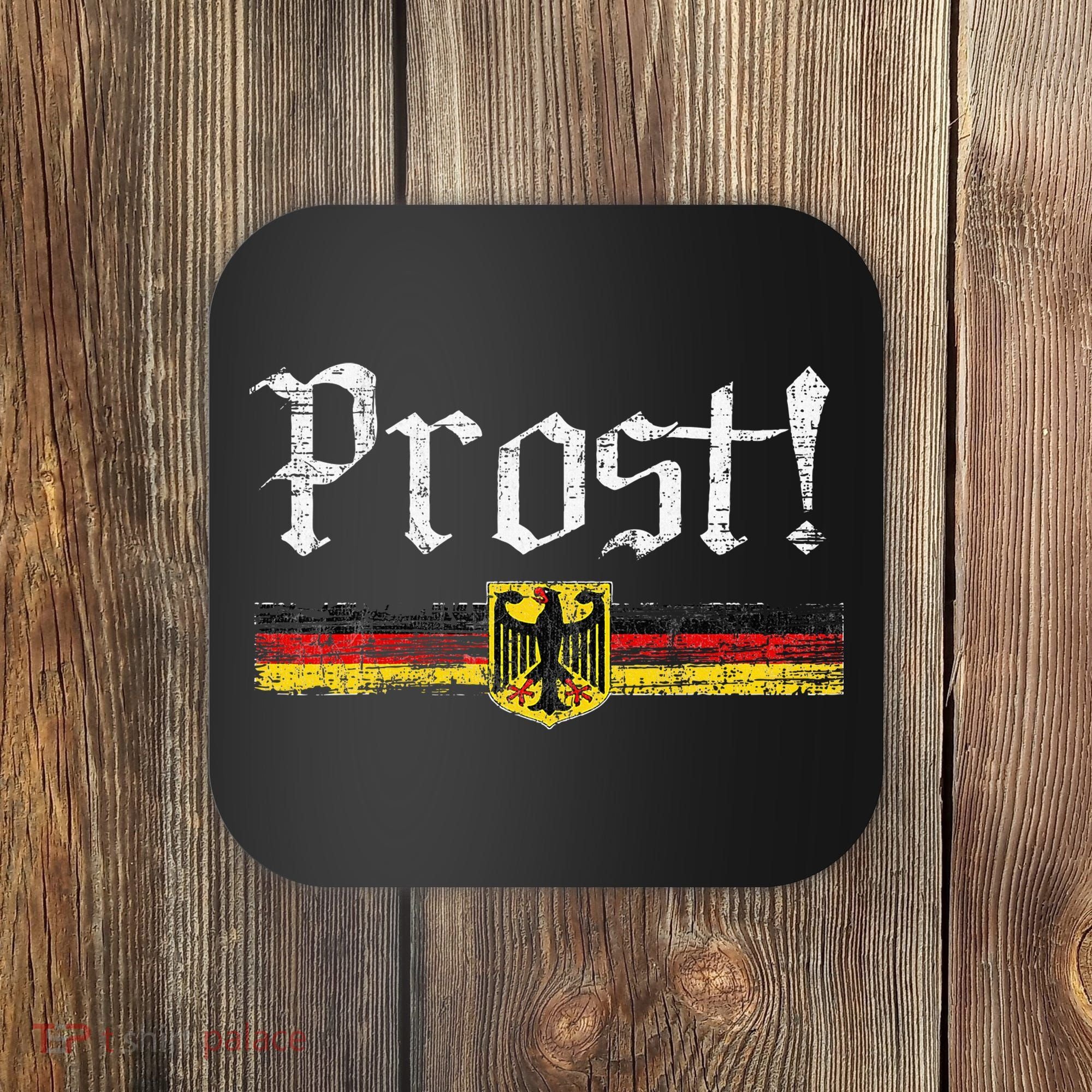 Oktoberfest Drinking German Flag Prost Coaster