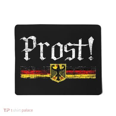 Oktoberfest Drinking German Flag Prost Mousepad