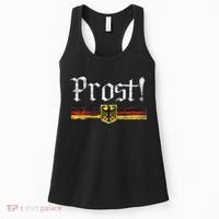 Oktoberfest Drinking German Flag Prost Women's Tank Top thumb 0