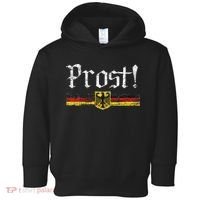 Oktoberfest Drinking German Flag Prost Toddler Hoodie thumb 0
