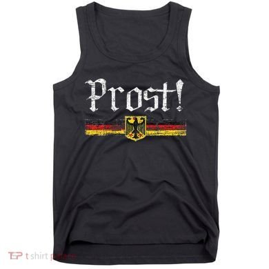 Oktoberfest Drinking German Flag Prost Tank Top