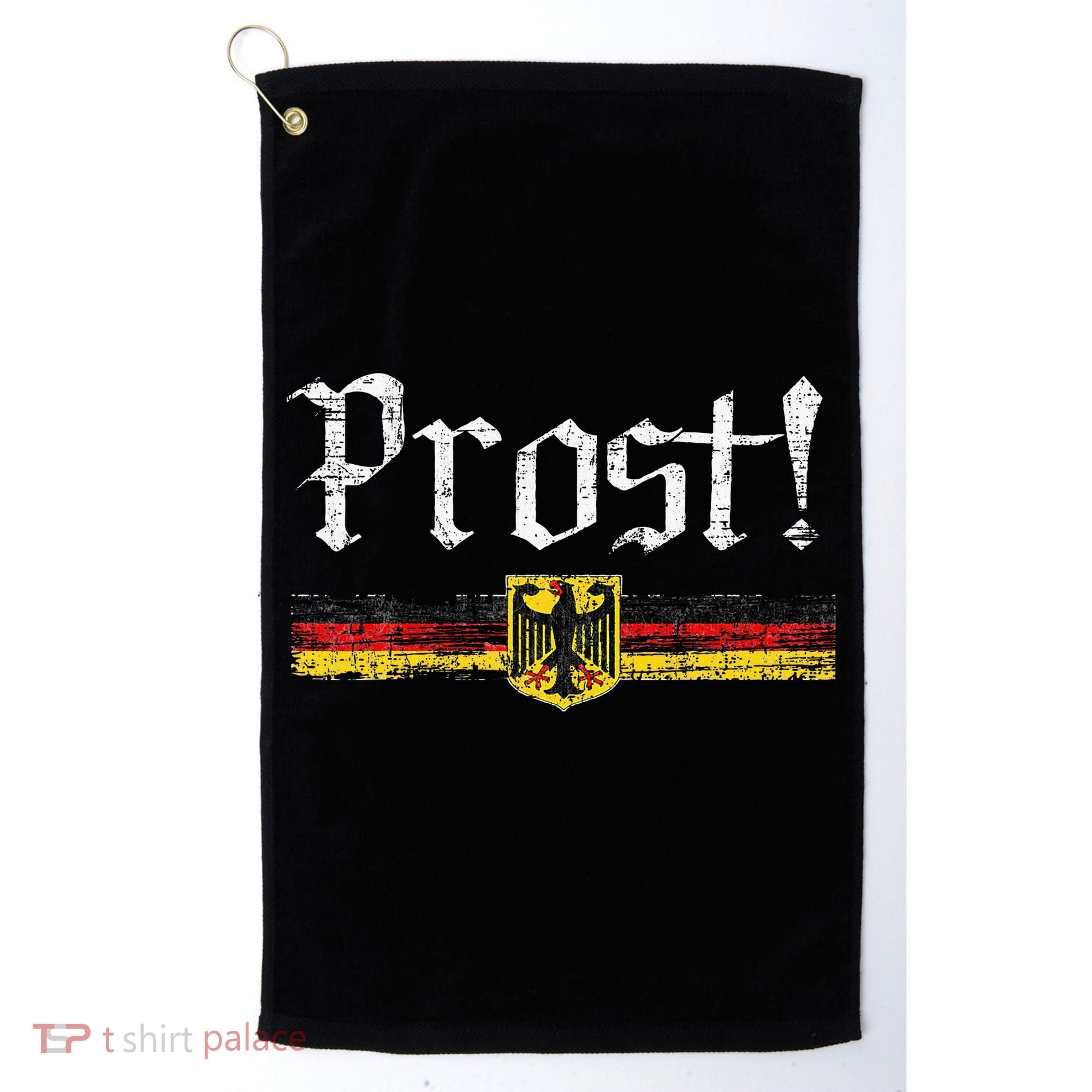 Oktoberfest Drinking German Flag Prost Golf Towel