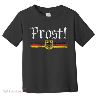 Oktoberfest Drinking German Flag Prost Toddler T-Shirt