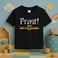 Oktoberfest Drinking German Flag Prost Toddler T-Shirt thumb 3
