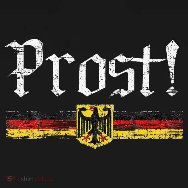 Oktoberfest Drinking German Flag Prost Toddler T-Shirt