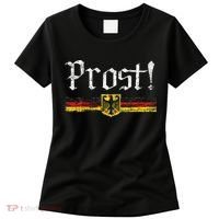 Oktoberfest Drinking German Flag Prost Women's T-Shirt thumb 0