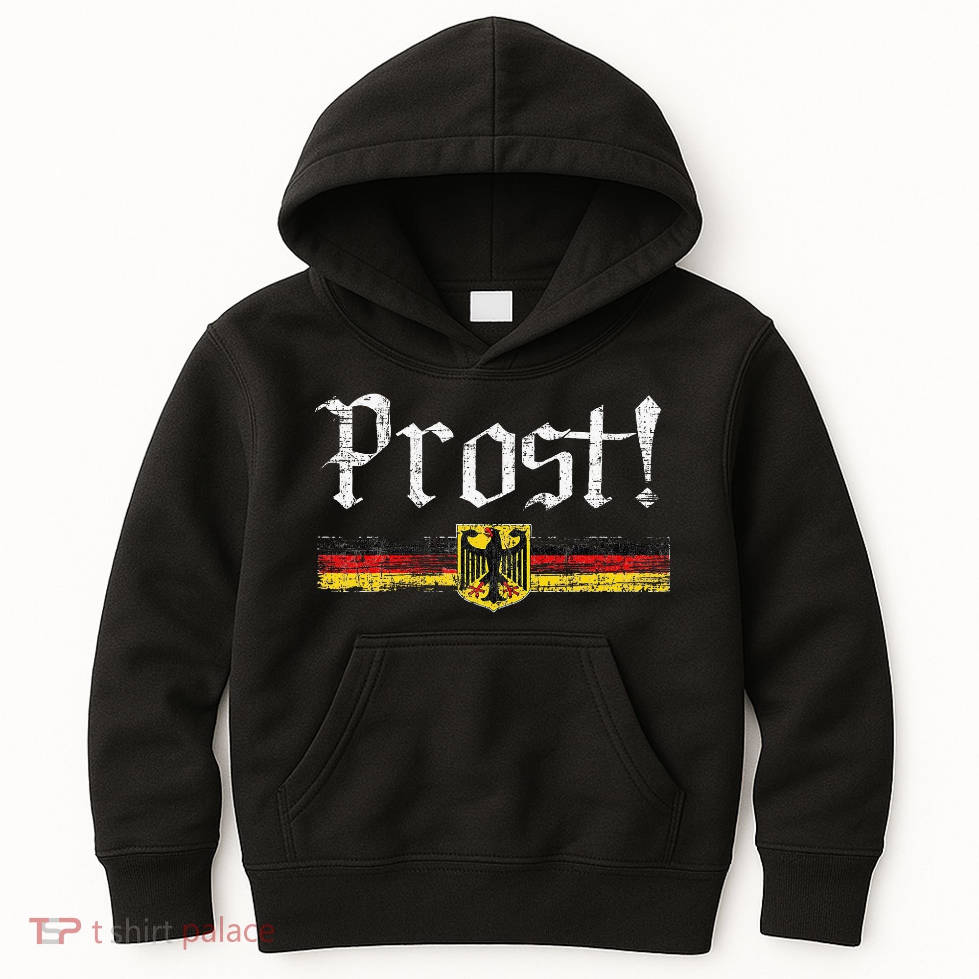 Oktoberfest Drinking German Flag Prost Kids Hoodie