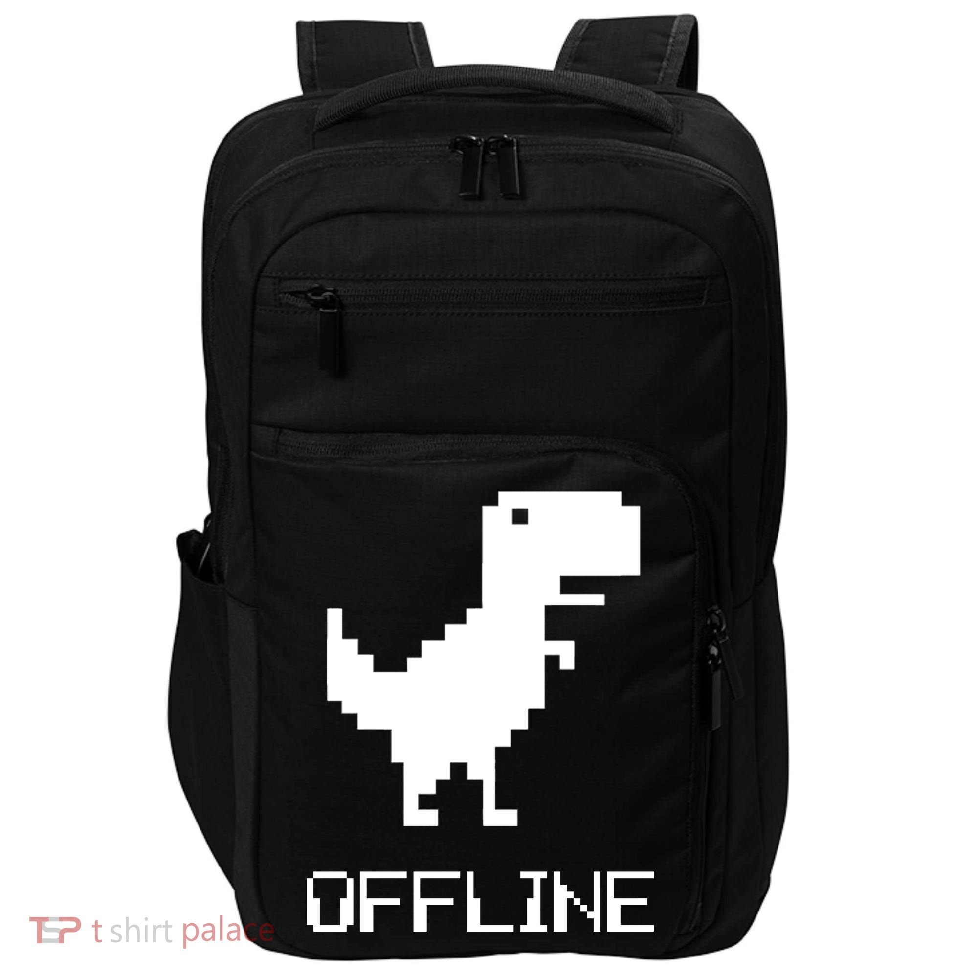 Offline Dinosaur Game Impact Tech Backpack