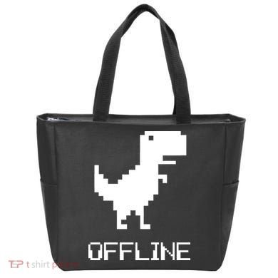 Offline Dinosaur Game Tote Bag