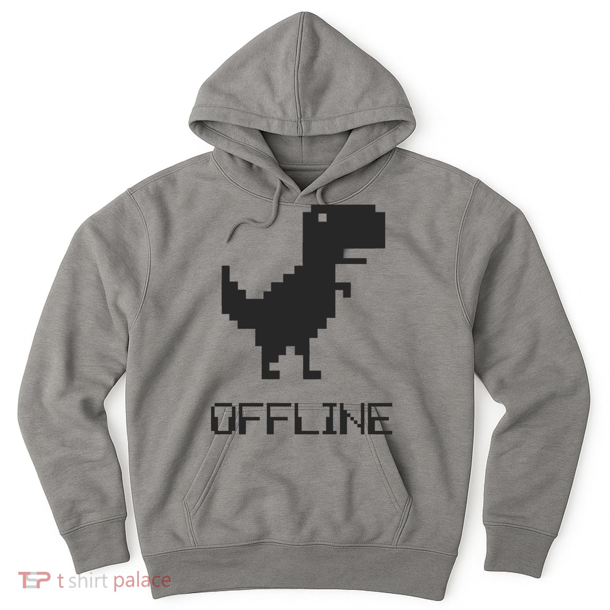 Offline Dinosaur Game Hoodie
