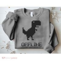Offline Dinosaur Game Sweatshirt thumb 2