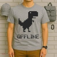 Offline Dinosaur Game T-Shirt thumb 6