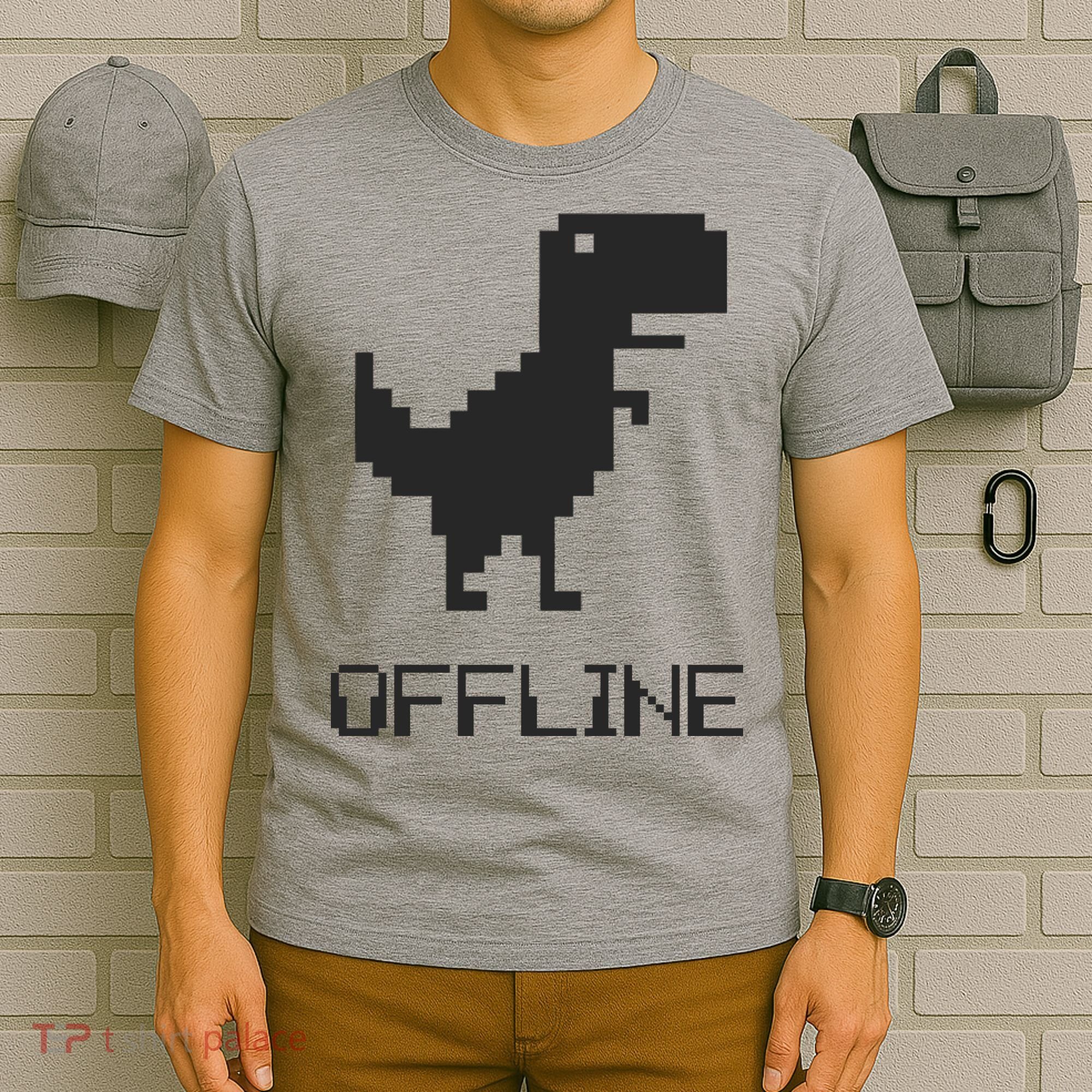 Offline Dinosaur Game T-Shirt