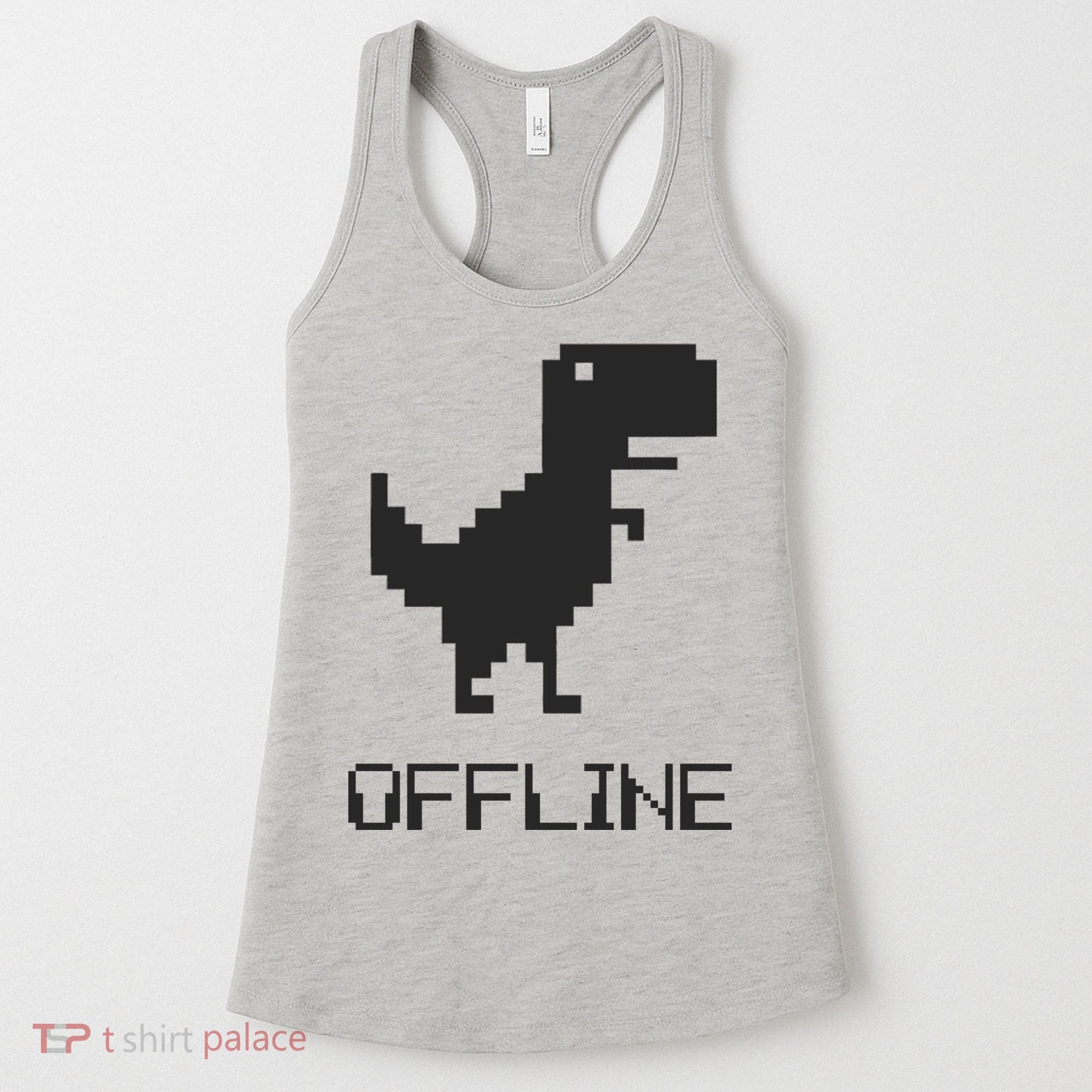 Offline Dinosaur Game Women's Tank Top
