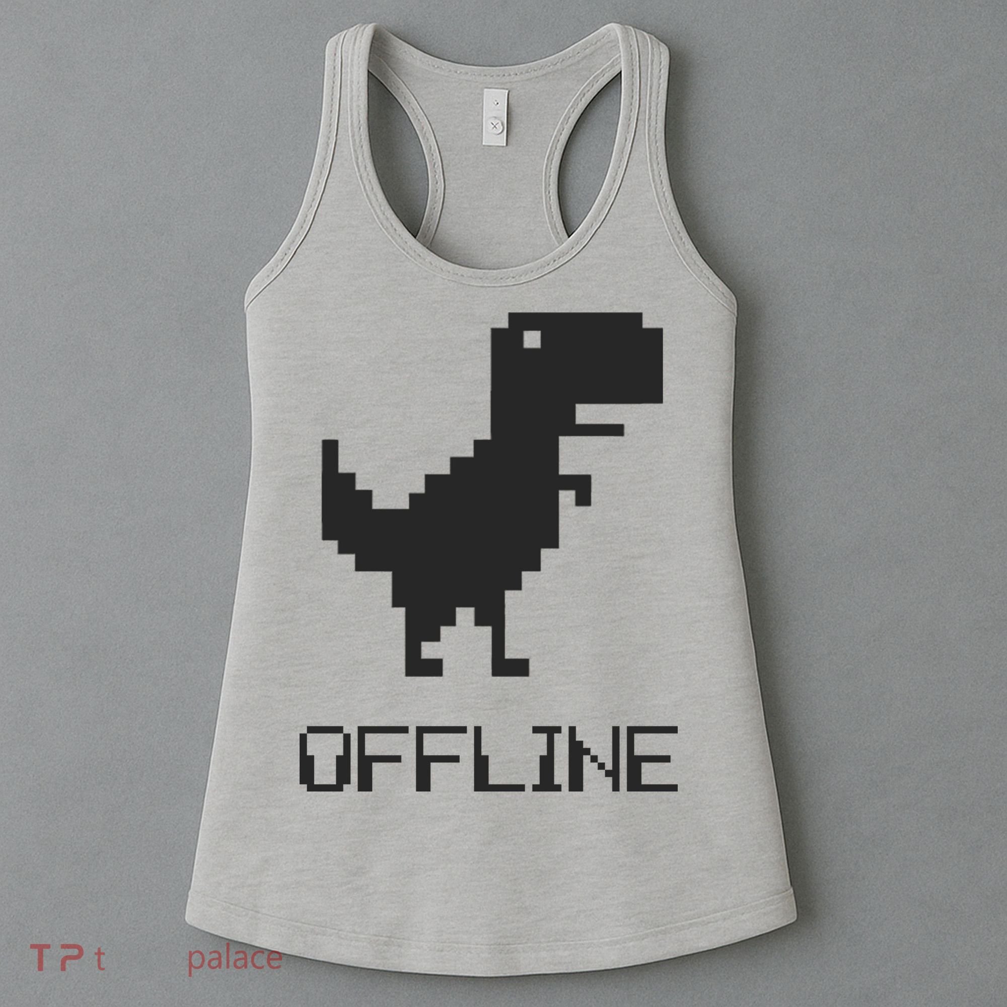 Offline Dinosaur Game Women's Tank Top