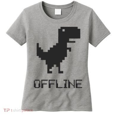 Offline Dinosaur Game Women's T-Shirt