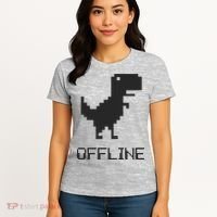 Offline Dinosaur Game Women's T-Shirt thumb 4