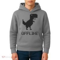 Offline Dinosaur Game Kids Hoodie thumb 4