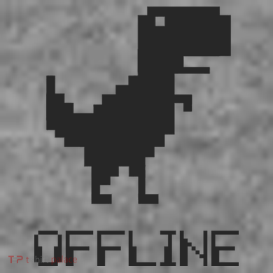 Offline Dinosaur Game Kids Long Sleeve Shirt
